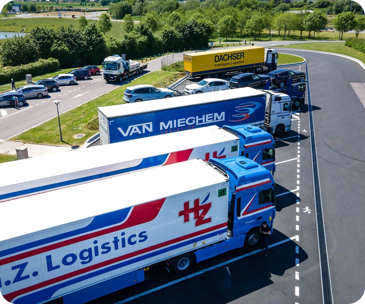 ResQ-X trucks on the road